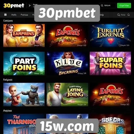 Explorando a diversidade de jogos no 30pmbet